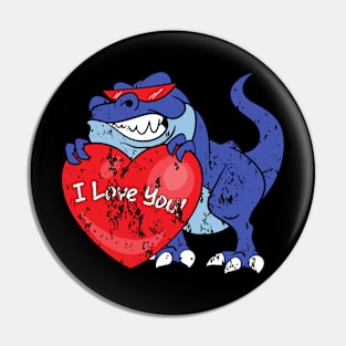 Retro Vintage Grunge Valentine's Day Pin