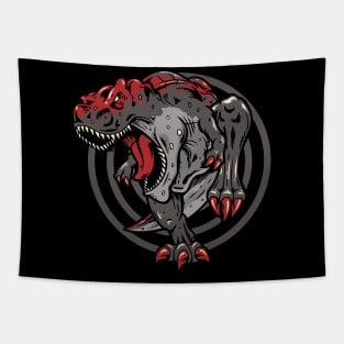 T-Rex Red Tapestry