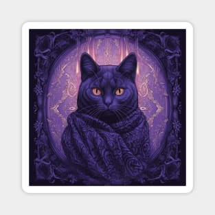 Gothic cat Magnet