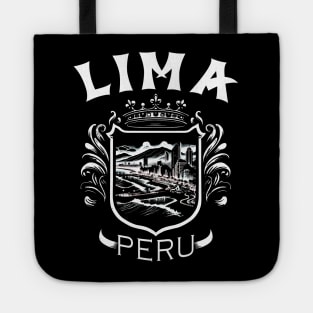 Lima Peru Artistic Shield Seascape Capital Tote