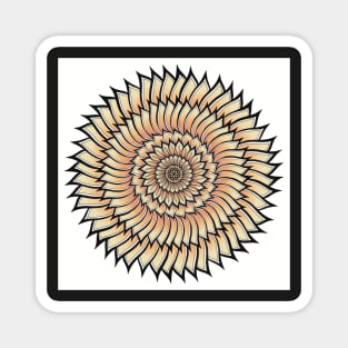 Sunshine Suarez -Intricate Digital Illustration - Colorful Vibrant and Eye-catching Design for printing on t-shirts, wall art, pillows, phone cases, mugs, tote bags, notebooks and more Magnet