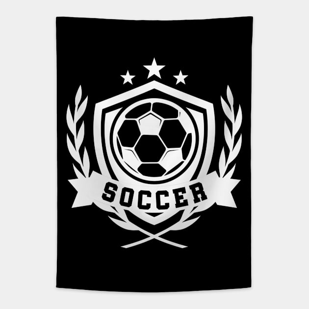 Soccer Ball Tapestry by footballomatic