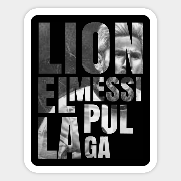Lionel Messi La Pulga Football Team Design Lionel Messi Sticker Teepublic Listen to the audio pronunciation of lionel on pronouncekiwi. teepublic