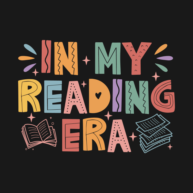 In My Reading Era Groovy Reader Librarian Teacher Book Lover by Golda VonRueden