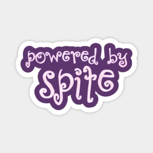 Powered By Spite (bubbly pink) Magnet