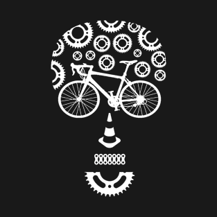 Cycling skull - Biking T-Shirt