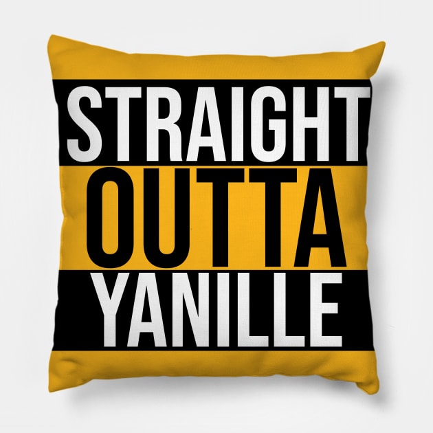 Straight Outta Yanille Pillow by OSRSShirts