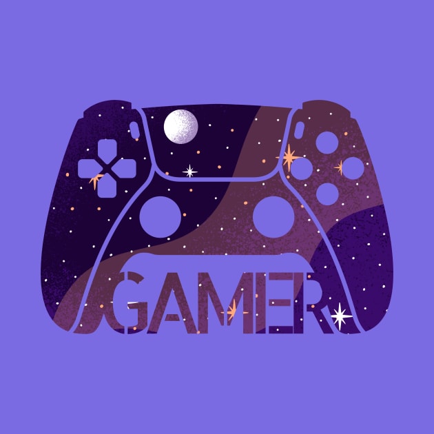 Gamer Controller Silhouette by MrDrajan