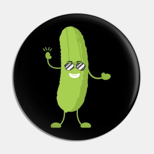 Vegan Cool Cucumber pickle Pin