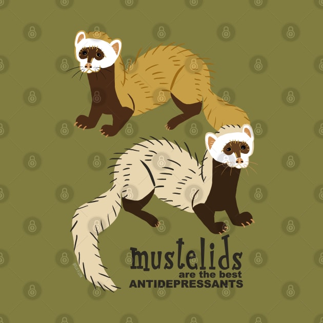 Mustelids are the best antidepressants N1 by belettelepink