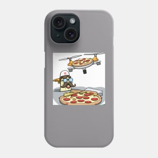 Drone Pizza Delivery - AI drawing Phone Case