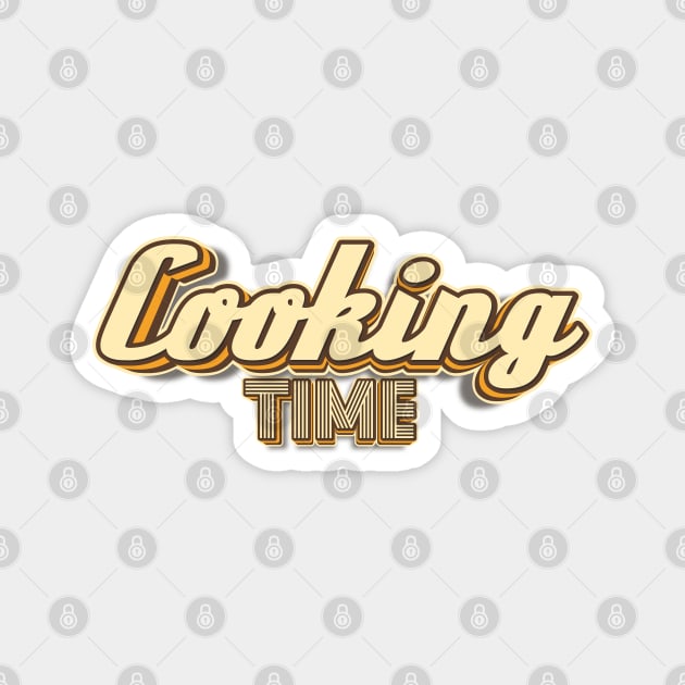 Cooking Time typography Magnet by KondeHipe