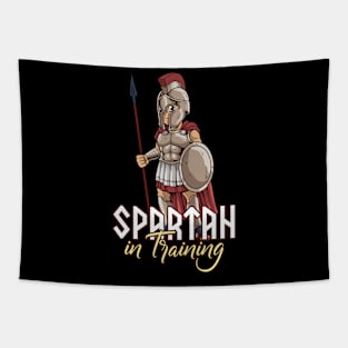 Sparta warrior boy - Spartan in training Tapestry