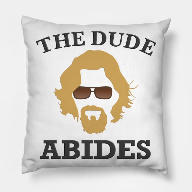 The Dude Abides Pillow by djhyman