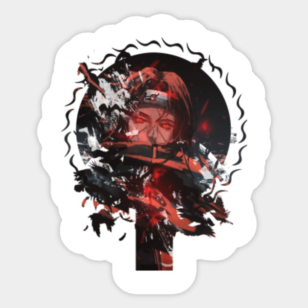 Uchiha Itachi Akatsuki Uchiha Itachi Sticker Teepublic