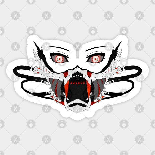 Code Vein Ogre Mask Code Vein Sticker Teepublic Au