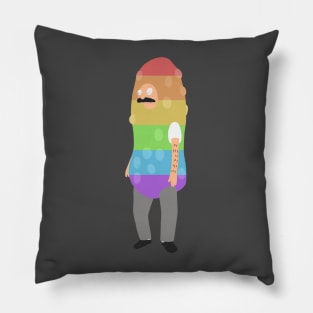 Rainbow Pickle Bob Pillow