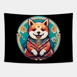 Shiba Inu in japanese kimono Tapestry