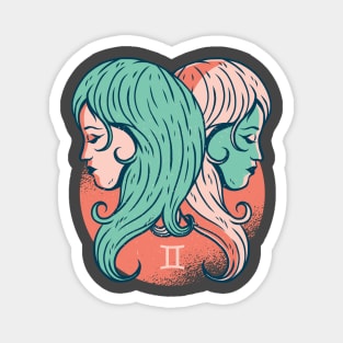 Gemini Illustration Magnet