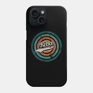 Reba // Retro Circle Crack Vintage Phone Case