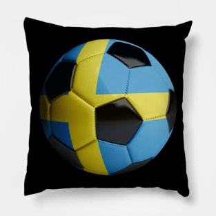 Sweden Soccer Ball Pillow