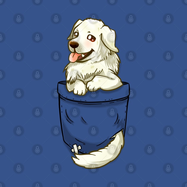 Pocket Great Pyrenees Dog by TechraPockets