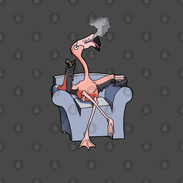 Boston Legal Flamingo Alan by DMBarnham