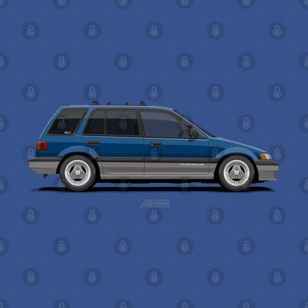 Shuttle Wagon Mk4 Blue-Grey Modified by ARVwerks