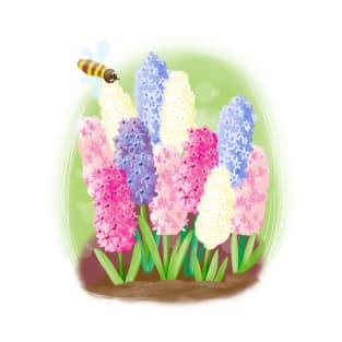 Hyacinths and bee T-Shirt