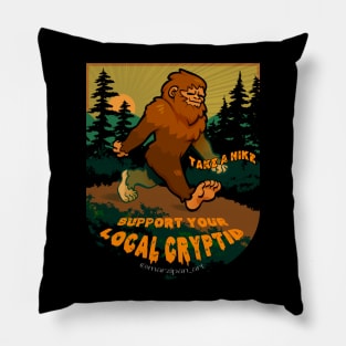 Bigfoot -Support Your Local Cryptid Pillow