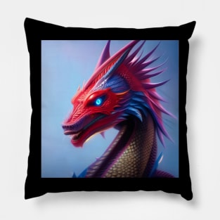 Crystal Dragons Series #28: Crimson Reaver Pillow