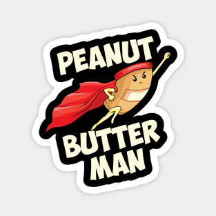 Peanut Butter Man Funny Halloween Costume Magnet