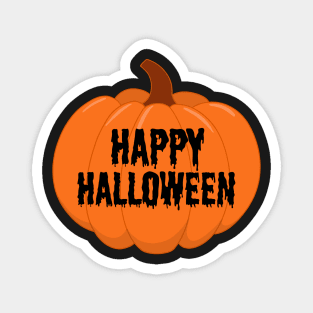 Spooky happy Halloween pumpkin Magnet