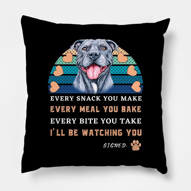 Every snack you make Pillow by Energized Designs