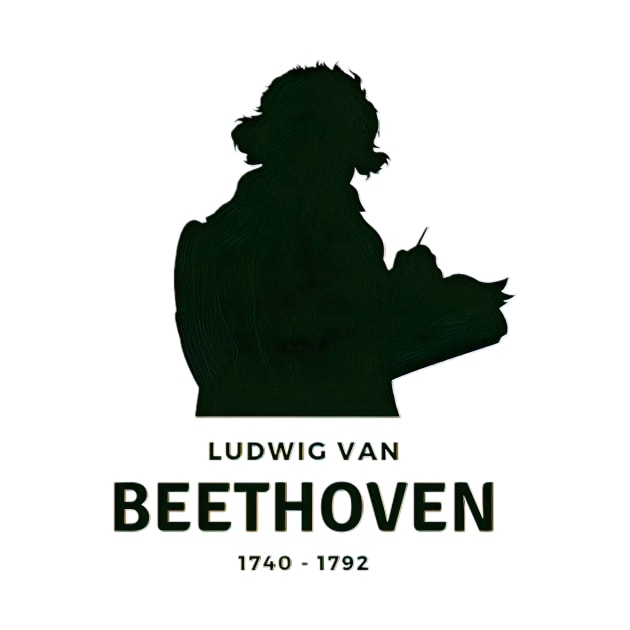 Ludwig van Beethoven (1740 - 1792) by Artemis Art House