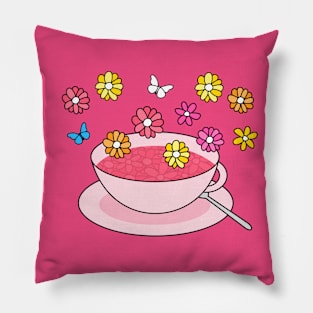 Mother's Day Coffee Mom Tea Drinker Pillow