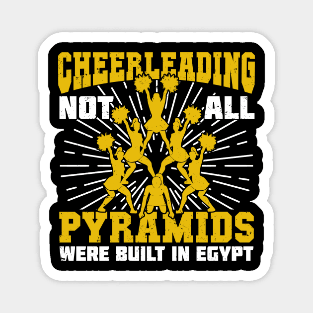 Cheerleading Cheer Sport Cheerleader Gift Magnet by Dolde08