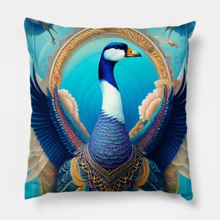 Floral Goose Pillow