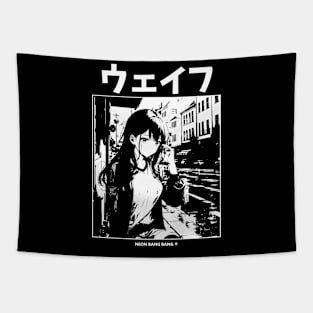 Anime Girl Japan Streetwear Manga Aesthetic Tapestry