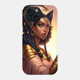 Egipt cat goddess Phone Case