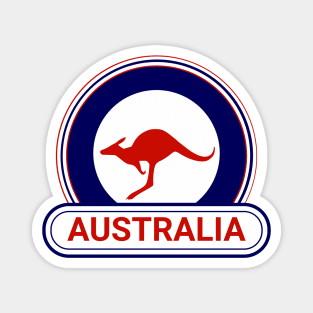 Australia Country Badge - Australia Flag Magnet