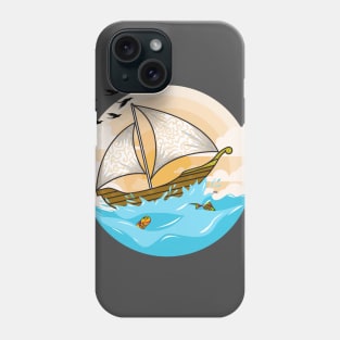 sailing ship Phone Case