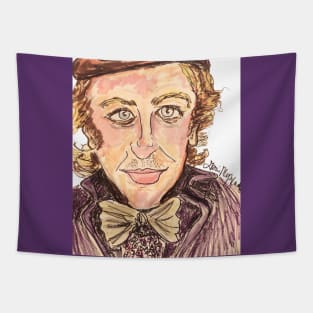 Gene Wilder Willy Wonka Tapestry