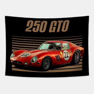 Ferrari 250 GTO 1962 Awesome Automobile Tapestry