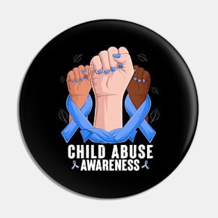 Child Abuse Prevention Awareness Month Blue Ribbon gift idea Pin