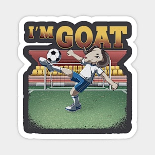 I'm Goat Soccer Magnet