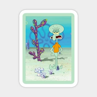 Squidward Magnet