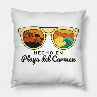 Sunglasses retro sunset Pillow