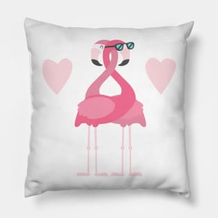 Flamingo love Pillow