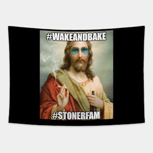 #StonerFam #WakeAndBake Jesus 420 Tapestry